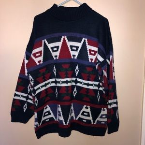 Vintage Clifton Place Chunky Grandpa Sweater